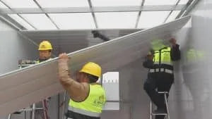 Detachable Container House Ceiling Installation